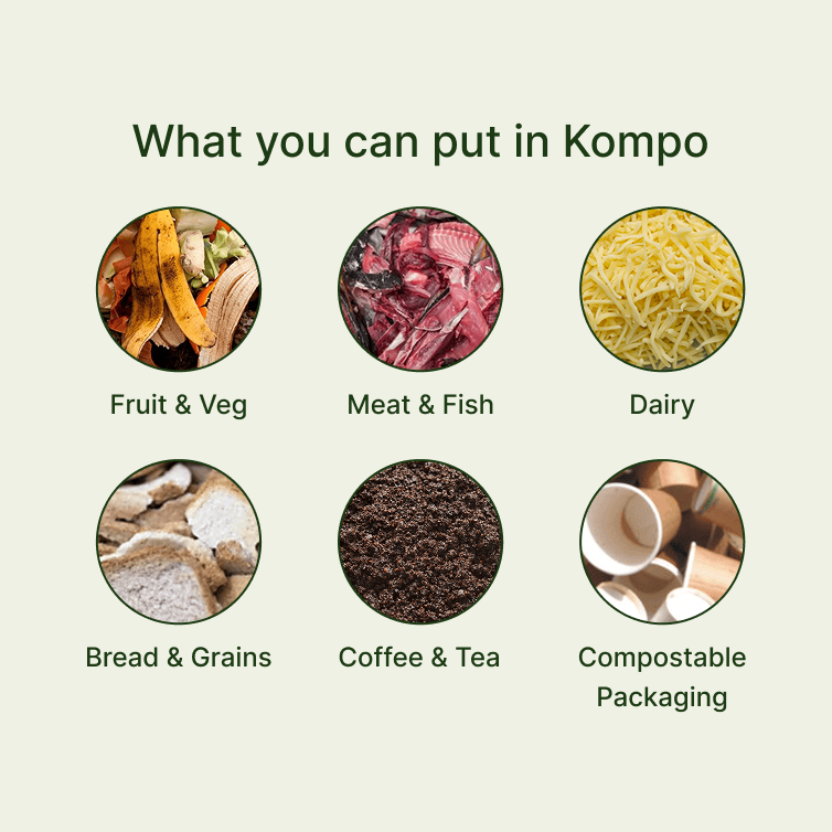 Koompo Kompo V2 - One Touch Food Disposal – Kompo UK