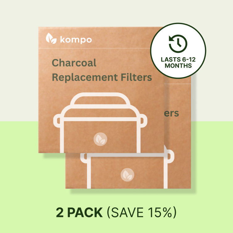 Kompo Charcoal Filter Replacement (Twin Pack)