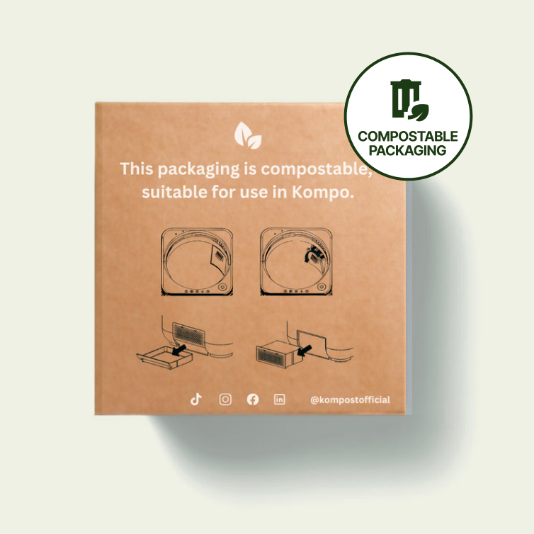 Kompo Charcoal Filter Replacement (Twin Pack)