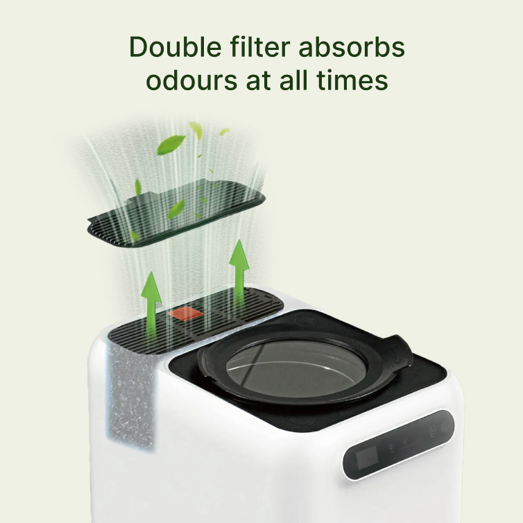 Kompo Charcoal Filter Replacement (Twin Pack)
